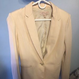 Philosophy Cream Blazer